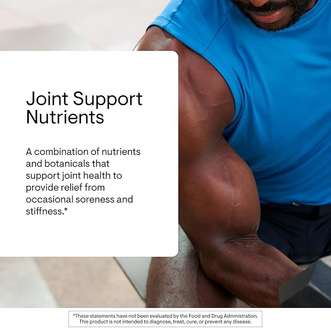 THORNE - Joint Support Nutrients - Formulated with Glucosamine, MSM, Curcumin, Bromelain, Boswellia & Potassium for Joint Support* - Third-Party Certified - Gluten, Dairy & Soy-Free - 240 Capsules