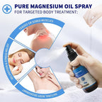 2 Fl Oz Magnesium Oil Spray - Pure & Organic - High Concentration Magnesium - Non-GMO, Gluten-Free - Easy to Absorb (1pc)