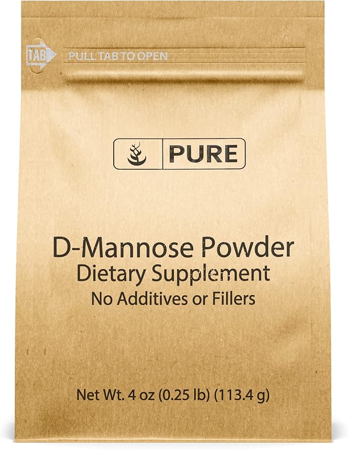 Pure Original Ingredients D-Mannose (4oz) Non-GMO, Dietary Supplement, Lab-Verified