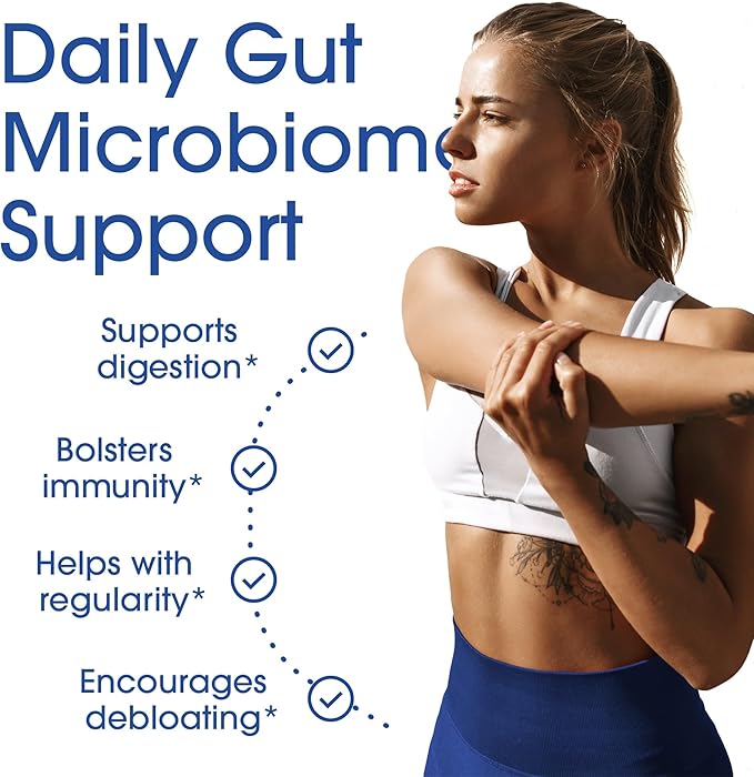 Nutrition Essentials Probiotics for Women and Men with Natural Lactase Enzyme & Prebiotic Fiber for Digestive Health - 80percent + Stronger Supplement for Gut Health Support - 6 Count of 60 Tablets