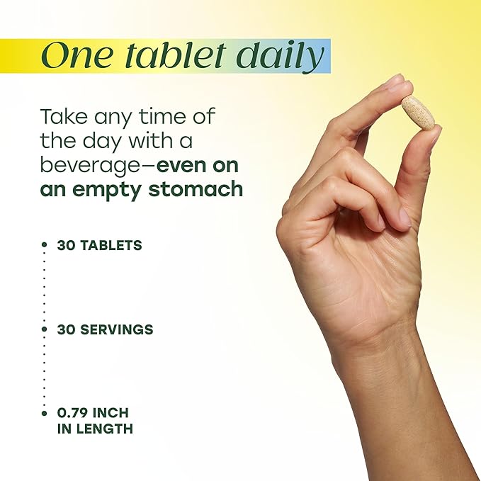 MegaFood One Daily Mens Multivitamins - Multivitamin for Men - Vitamin C, Vitamin D3 & Vitamin B12 - Muscle, Energy Metabolism & Immune Support - Vegetarian, Gluten Free - 30 Tablets, 30 Servings