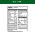 Emerald Labs Prenatal 1-Daily Multi - Prenatal Multivitamin with Methylated Folate, Iron, Whole-Food Blend & More - Soy-Free, Gluten-Free - 30 Vegetable Capsules