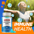 Copper Glycinate Gummies for Women, 2mg Chelated Copper with Vitamin C, High Absorption Copper Supplements for Women 25-44, Immune, Energy, Skin & Bone Health, 60 Count