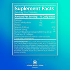 Collagen 2500mg with Vitamin C – Hydrolyzed Collagen Pills Peptides Supplement, 90 Tablets, Daily Collagen Vitamins for Hair Skin Nail Support, Gluten Free (Pack of 3)