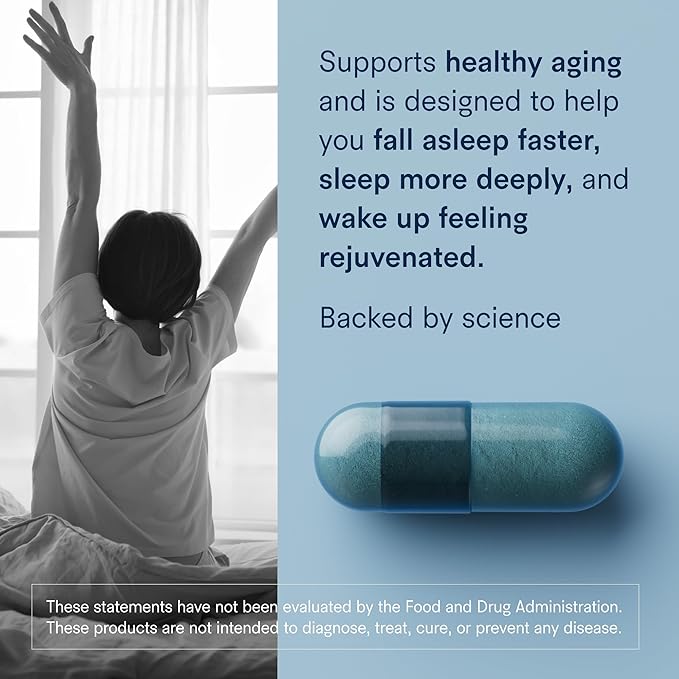 Tally Health Restore – Nighttime Sleep Formula with Magnesium Bisglycinate, L-Theanine & Apigenin | Melatonin-Free, Vegan, Non-GMO | Promotes Relaxation & Restful Sleep | 90 Capsules