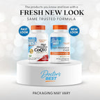Doctor's BEST High Absorption CoQ10, Heart & Energy Support, USP Verified, Naturally Fermented CoQ10, Non-GMO, Gluten Free, Soy Free, Vegan 60 Veggie Caps