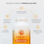 Alkaline for Life Alkalini-C Buffered Vitamin C Powder, L-Ascorbate Mineral Ascorbates with Calcium Magnesium Potassium and Zinc, Corn-Free Non-GMO Easy-Mix pH-Balanced Daily Wellness Support, 8 oz