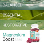 Zahler Chapter One Magnesium Gummies - Supports Calm for Kids - Chewable Magnesium Supplement Gummies to Support Muscle Function - Kosher, Dairy-Free & Gluten-Free - Raspberry, 60 Count