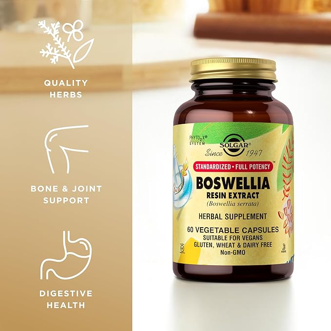 SFP Boswellia Resin Extract Solgar 60 VCaps