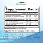 Eidon Mineral Wellness Support Liquid Supplement - Ionic Trace Mineral Drops to add to Water, Calcium, Magnesium, Zinc, Manganese, Silica, Sulfur, Boron, Bioavailable - 18 oz
