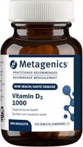 Metagenics Vitamin D3 1000 IU - Vitamin D Supplement for Healthy Bone Formation, Cardiovascular Health, and Immune Support - 120 Count