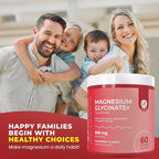 Dr. Moritz Magnesium Glycinate Gummies for Adults & Kids - with L-Theanine & Lemon Balm - Magnesium Gummies for Women & Men for Relaxation Support - No Sugar Added, Non-GMO (60 Count)