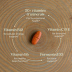 New Chapter Women’s Multivitamin 55+, Astaxanthin, B6, B12, D3, Vitamin C & Zinc, Immune, Heart, Cellular Energy, and Bone Support, Gentle on The Stomach, One Daily, Non-GMO, Gluten-Free, 72 Tablets