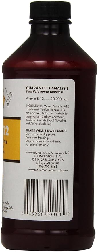 Rooster Booster B-12 Liquid,16-Ounce,(Pack of 2)
