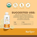 MARYRUTH'S Organics Lions Mane Supplement | Ultra Absorption Liposomal | Full Spectrum Lion's Mane Mushroom | 200mg Beta-Glucans Per Serving | USDA Organic | Vegan | 7.6 oz | 15 Servings