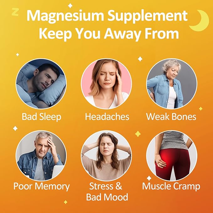 Magnesium Glycinate Gummies 400mg - Sugar Free Vegan Gummies for Adults & Kids with Vitamin D3, B6, C, CoQ10, Collagen, Zinc - Sleep, Muscle, Bone & Memory Support - 60 Pineapple Chewables