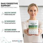 Psyllium Husk Powder 4in1 Digestive Fiber Supplement - Gut Health, Bloat Relief for Women and Men, Soluble and Insoluble Psyllium Husk Fiber Powder, Vitamin B2 - Vegan, Unflavored, Sugar-Free, 2-PACK