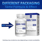 NMN 1000mg Per Serving Maximum Strength - 99% Pure NMN (Nicotinamide Mononucleotide) for NAD, Cell, Immune, Energy, Anti-Aging & Longevity, Stabilized NMN Supplements 1000mg - 240 Veggie Capsules
