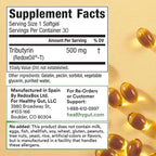 Healthy Gut Tributyrin-X | Most Bioavailable Butyrate Postbiotic for Gut Health & Leaky Gut Support | 99% Pure w/Zero Odor | 30 Softgels