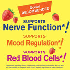 WellYeah High Potency Vitamin B6 Gummies - Promotes Nerve Health, Cognitive Function, Mood Regulation, Immune Support, and Cardiovascular Health - Vegan, Non-GMO, Gluten-Free - 60 Count