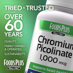 Chromium Picolinate 1,000 mcg Mineral Supplement, Superior Apsorption, Chromium Supplement, 100 Servings