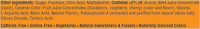 Emergen-C 1000mg Vitamin C Immune Support Powder Raspberry 30CT includes Zinc, Manganese, 7 B Vitamins and Electrolytes for Back to School Essentials