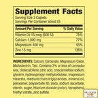 Spring Valley Calcium, Magnesium & Zinc Plus Vitamin D3 Coated Caplets, 250 Count (Pack of 2) 500count Total + me Gusta Sticker