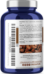 NusaPure French Maritime Pine Bark Capsules, 400 mg, 200 Veg Capsules (Non-GMO, Vegan)
