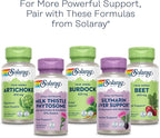 SOLARAY Milk Thistle Seed Extract 350 mg Guaranteed to Contain 80% Silymarin, Traditional Liver Support, Vegan & Lab Verified for Quality, 60 Day Money-Back Guarantee, 30 Servings, 30 VegCaps
