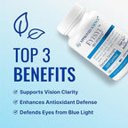 Approved Science EyeSyl - Eye Support Supplement - Chromium Picolinate, Taurine, Lutein, Zeaxanthin, Bilberry, BioPerine - 2 Bottles - 360 Capsules - Made in USA