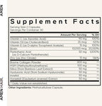 Amen Hair Vitamins - 10,000 mcg Biotin, Collagen Powder - Vitamin C, D3 & E, Pantothenic Acid, MSM, Zinc, Hyaluronic Acid, Inositol & Horsetail Extract - Non-GMO Hair Pill Supplements - 60 Capsules