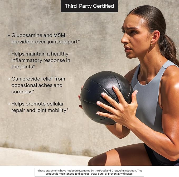 THORNE - Joint Support Nutrients - Formulated with Glucosamine, MSM, Curcumin, Bromelain, Boswellia & Potassium for Joint Support* - Third-Party Certified - Gluten, Dairy & Soy-Free - 240 Capsules