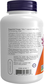 NOW Coq10 100 mg,180 Veg Capsules