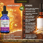 HoneyCombs Vitamin B5 Extract Alcohol Free (Liquid), 1 oz