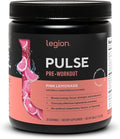 LEGION Pulse Pre Workout - All Natural Nitric Oxide Preworkout Drink to Boost Energy, Creatine Free, Naturally Sweetened, Beta Alanine, Citrulline, Alpha GPC (Pink Lemonade)