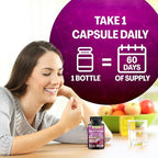 Saffron Supplement with Glucomannan, Ashwagandha, Green Tea Extract, Zeaxanthin & Lutein, Vision Support & Daily Wellness Formula, Extra Strength Plant-Based Capsules, 2 Month Supply (60 Caps)
