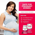 i-max Iron Supplement 150 mg, Vitamin C 250 mg & B12 1000 mcg, Iron Supplement Treatment for Women & Men, Once Daily, 100 Capsules