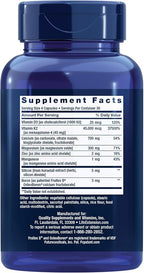 Life Extension Bone Restore Elite Calcium Supplement with Super Potent K2, Calcium, Vitamin D3, Magnesium, Boron, zinc, Vitamin K2, for Bone Health, Gluten-Free, Non-GMO, 120 Capsules