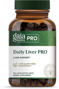 GAIA HERBS PRO Daily Liver Pro - Natural Liver Support - with Milk Thistle, Licorice Root, Turmeric Root & More - Vegan, Organic & Gluten-Free - 120 Liquid Phyto-Caps (60 Servings)