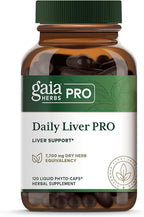 GAIA HERBS PRO Daily Liver Pro - Natural Liver Support - with Milk Thistle, Licorice Root, Turmeric Root & More - Vegan, Organic & Gluten-Free - 120 Liquid Phyto-Caps (60 Servings)