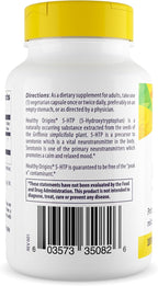 Healthy Origins 5-HTP 100 mg, 120 Veggie Capsules - Natural 5-Hydroxytryptophan from Griffonia Simplicifolia Seed - Supports Serotonin Production, Emotional Well-Being & Healthy Sleep Patterns