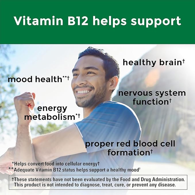 Nature Made Vitamin B-12 1000 MCG Sublingual, 50 Count (Pack of 3)