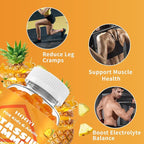 1200mg Potassium Chloride Supplement Gummies for Adults Women Men，High Potassium Supplement Support Leg Cramps & Electrolyte Balance& Heart Health， Sugar Free,Pineapple Flavor,90 Count