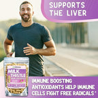 XPRS Nutra Milk Thistle Seed Capsules - 180 Count (3 Month Supply) Premium Milk Thistle Supplement Rich in Silymarin to Support the Liver and Digestion - Pure, Non-GMO Cardo Mariano Pills