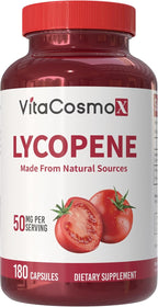 Lycopene 50mg Vegan Capsules, 180 Count, Plant-Based Antioxidant Support - 2 Packs
