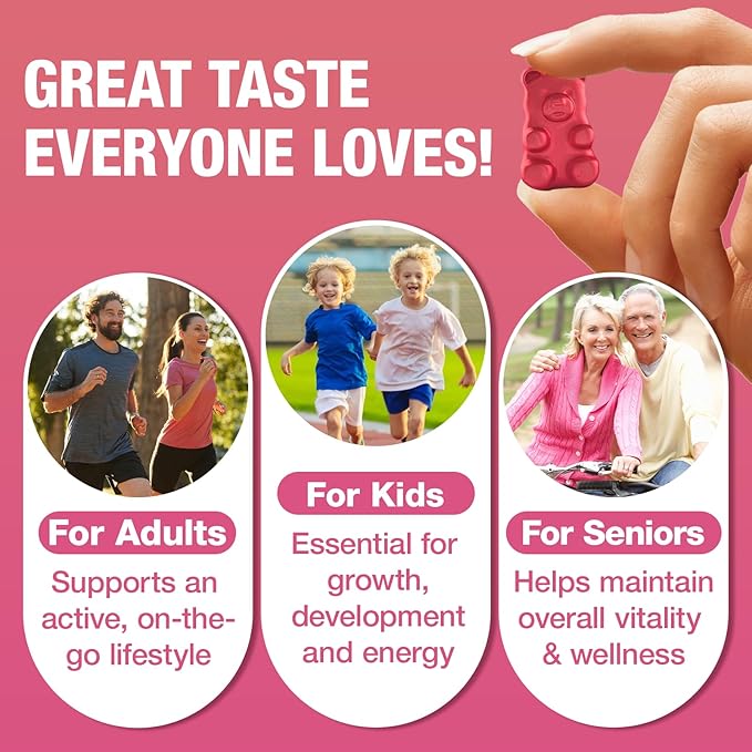 Vitamin B2 Gummies Riboflavin 400mg Supplement with Magnesium for Kids & Adults, B2 Gummies for Migraine Relief & Nervous System Support, Vegan, Raspberry Flavor, 60 Count