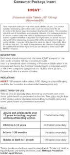 IOSAT Potassium Iodide 14 Tablets