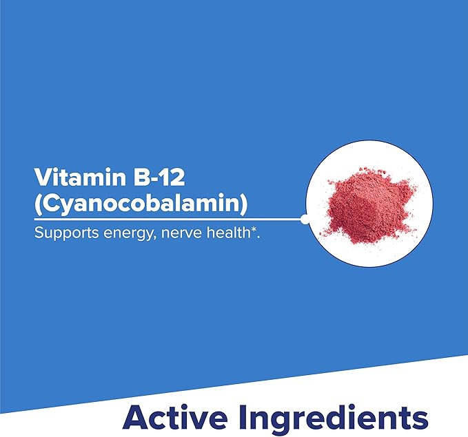 Superior Source No Shot Vitamin B-12 Cyanocobalamin 1000 mcg - Vitamin B-12 to Support Energy Production, Brain Health & Overall Wellness - Sublingual Tablets - 100 Dissolvable Tablets