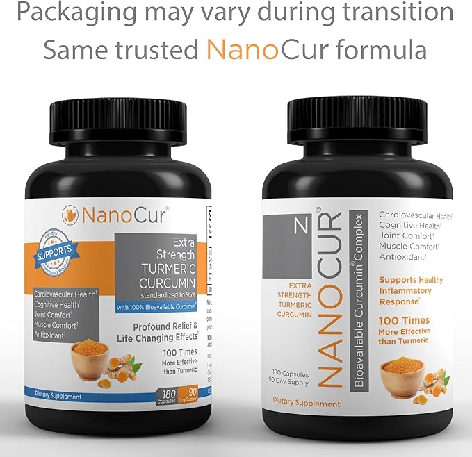 Turmeric Curcumin - 100x More Active Than Turmeric, 170% More Active Than Curcumin + Black Pepper Extract. Joint Support, Relief, and Energy You’ll Feel. Organic Curcumin/Plant-Based Carrier.