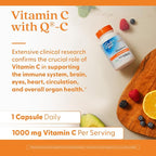 Doctor's Best Vitamin C 1000mg Supplement for Men & Women - Vegan Vitamin C Capsules as Q-C Ascorbic Acid, Immune Health Support for Adults, Non GMO, Gluten Free, Soy Free - 360 Veg Caps